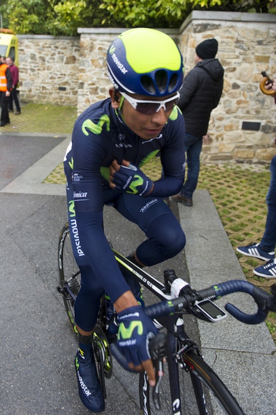 Nairo Quintana da sailkapena irabazteko hautagai nagusietako bat. (Juanan RUIZ / ARGAZKI PRESS)