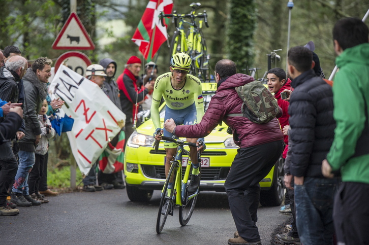 Contador Arraten gora. (Gorka RUBIO | Argazki Press)