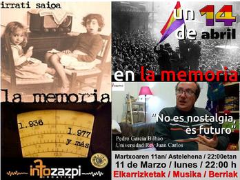 La Memoria. "Un 14 de abril en la memoria"