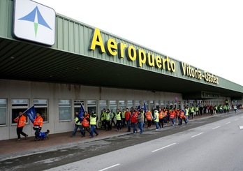 Marcha de los trabajadores de Foronda, en 2012. (Raúl BOGAJO/ARGAZKI PRESS)