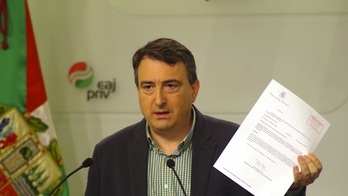 Aitor Esteban, portavoz del PNV en el Congreso. (EAJ-PNV)