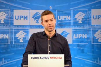 Jorge Esparza, UPNren Antolakuntza idazkaria. (UPN)