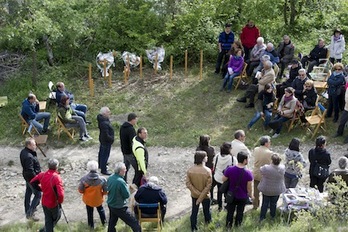 Homenaje celebrado el año pasado. (Iñigo URIZ/ARGAZKI PRESS)