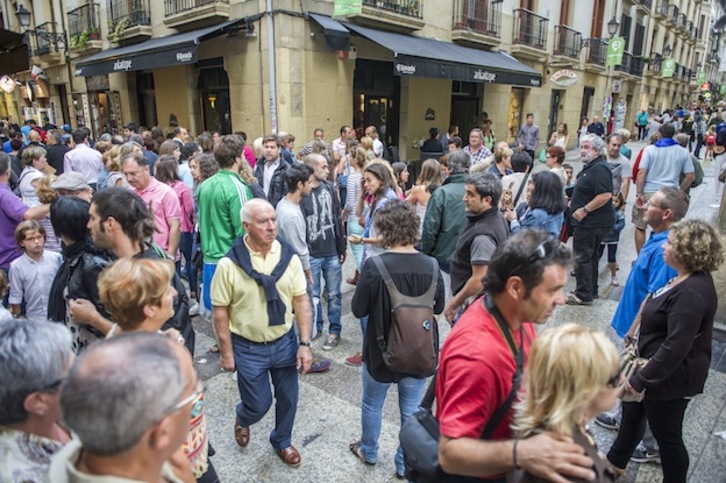 La Parte Vieja de Donostia. (Gorka RUBIO / ARGAZKI PRESS)