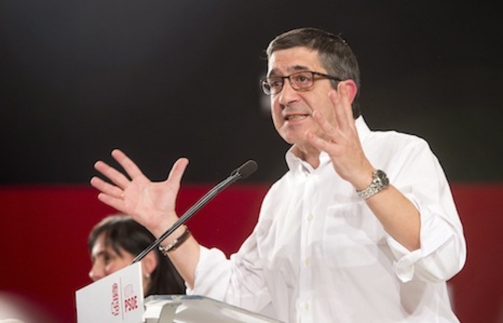 Patxi Lopez, en un acto del PSE. (Marisol RAMIREZ/ARGAZKI PRESS)