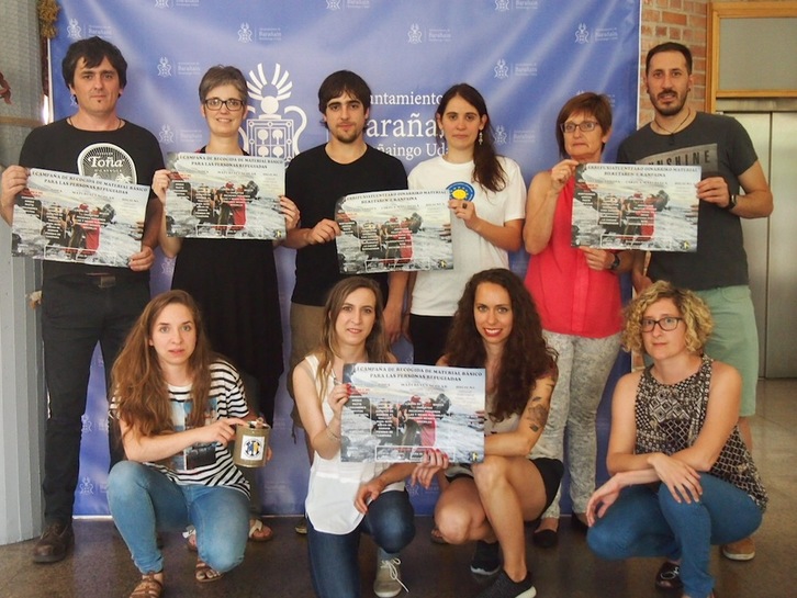 Miembros del nuevo colectivo solidario con los refugiados.