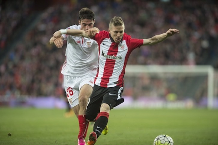 Iker Muniain ha sido implicado por una testigo protegida en el caso del empresario del porno «Torbe». (Monika DEL VALLE/ARGAZKI PRESS)