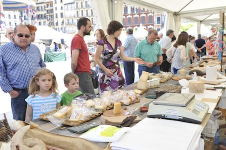 Imagen de la Feria de Artesanía del pasado año. (Idoia ZABALETA / ARGAZKI PRESS)