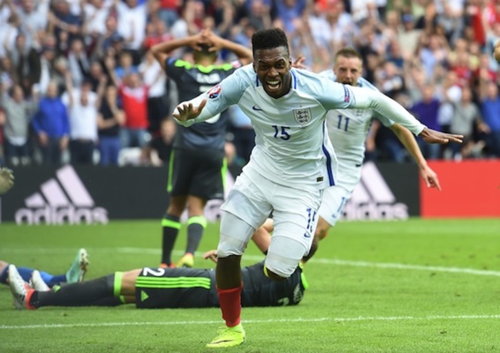 Daniel Sturridge celebra su tanto. (Paul ELLIS/AFP)