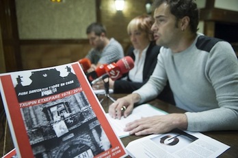 Un momento de la presentación del premio. (Jagoba MANTEROLA/ARGAZKI PRESS)