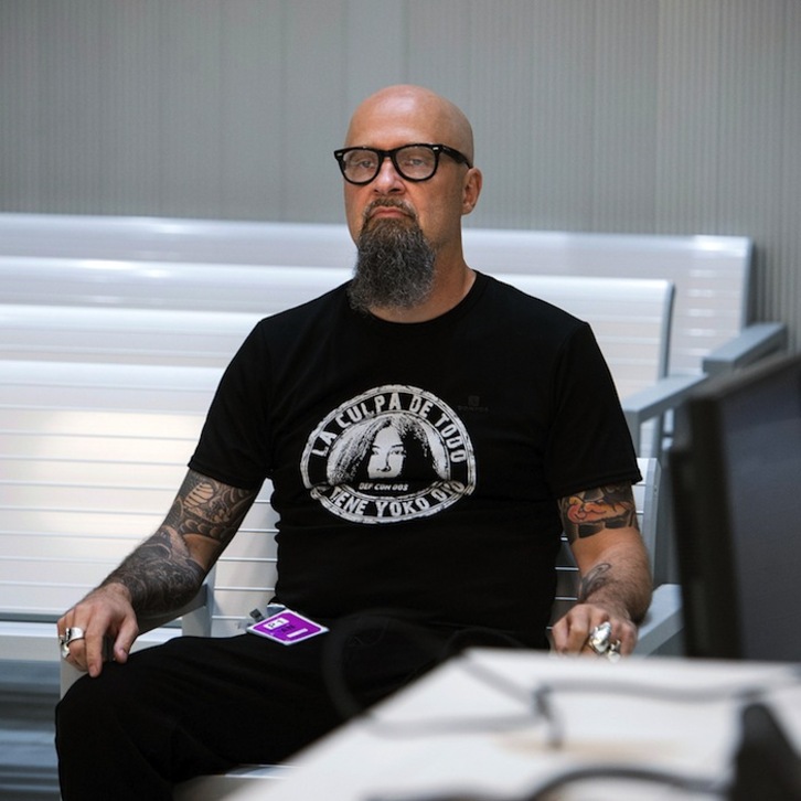 César Strawberry, durante el juicio en la Audiencia Nacional. (POOL EFE)