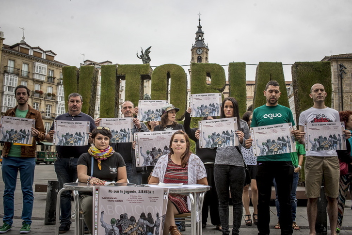 Convocan una movilización contra el maltrato animal en Gasteiz. (Jaizki FONTANEDA / ARGAZKI PRESS)