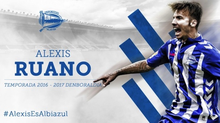 Alexis Ruano, nuevo jugador albiazul. 