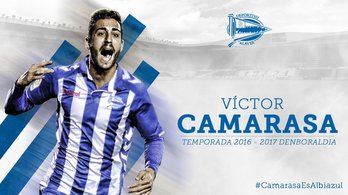 Víctor Camarasa es nuevo jugador del Alavés. (@Alaves)