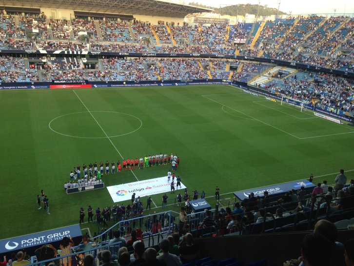 Osasuna ha empatado en Málaga. (@CAOsasuna)