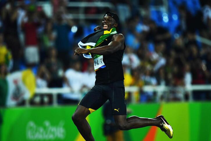 Bolt, jokuetako izar. (Jewel SAMAD/AFP)