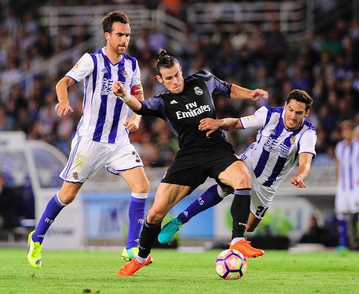 Bale ha marcado dos goles en Anoeta. (Ander GILLENEA/AFP)