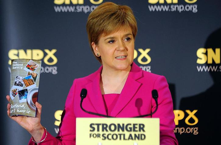 Nicola Sturgeon, en una imagen de archivo. (Andy BUCHANAN/AFP)