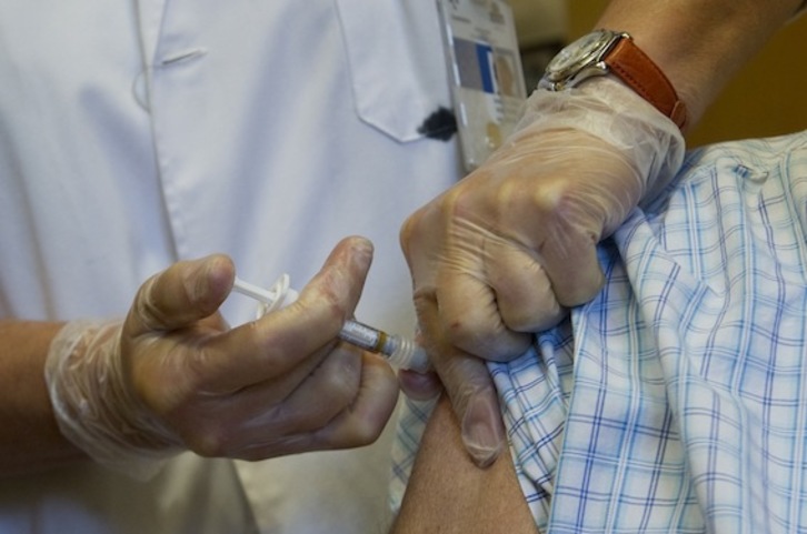 La campaña de vacunación contra la gripe comenzará en Nafarroa el 16 de octubre. (Andoni CANELLADA/ARGAZKI PRESS)