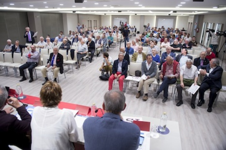 Imagen de una asamblea anterior de Osasuna. (Iñigo URIZ/ARGAZKI PRESS)