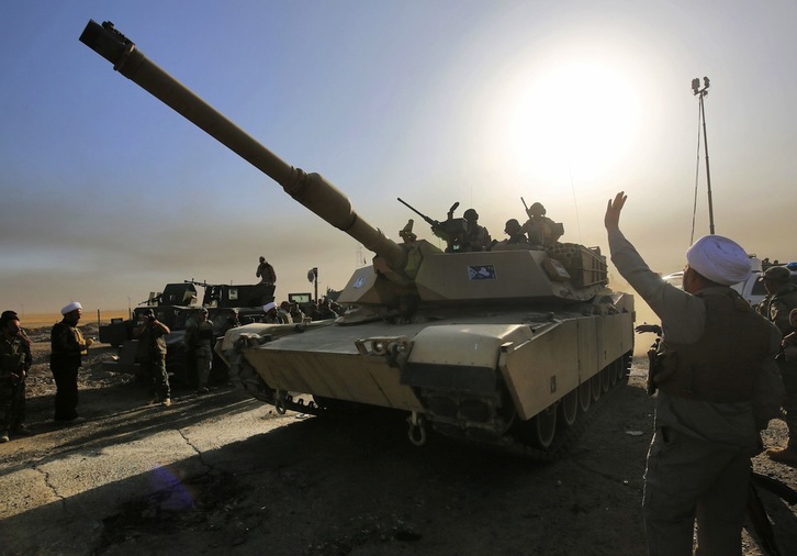 Las fuerzas kurdas e iraquíes se han desplegado alrededor de Mosul. (Ahmad AL-RUBAYE / AFP)