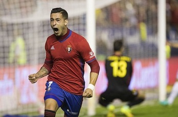 Sergio León asegura que no tiene ninguna intención de dejar Osasuna en el mercado de invierno. (OSASUNA)