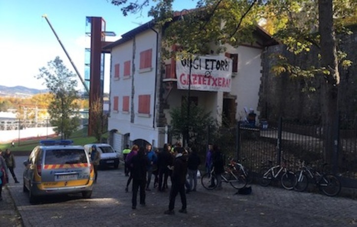 Los responsables del gaztetxe consideran que no existían motivos de seguridad para cerrar el local.