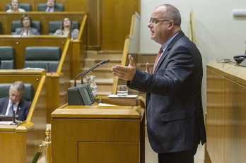 Joseba Egibar, portavoz del PNV. (Juanan RUIZ / ARGAZKI PRESS)