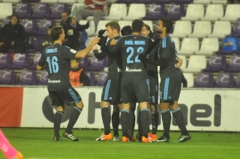 La Real vuelve de Valladolid con los deberes hechos. (LA OTRA FOTO)