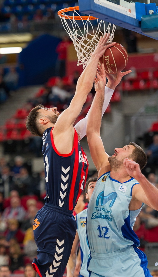 Victoria sufrida la que ha conseguido el Baskonia. (Juanan RUIZ/ARGAZKI PRESS)