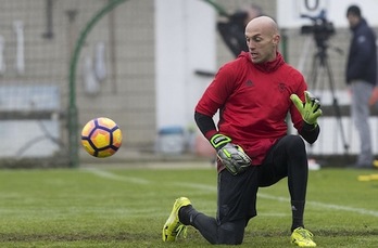 Nauzet ha destacado la importancia de vencer al Deportivo de la Coruña. (OSASUNA)