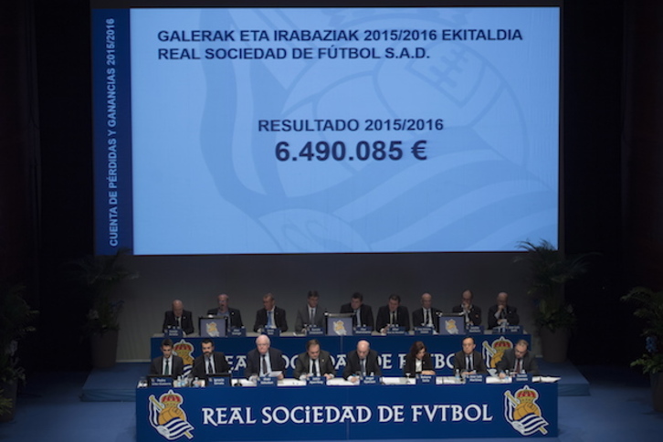 La Real ganó casi 6,5 millones en la pasada temporada. (Juan Carlos RUIZ / ARGAZKI PRESS)