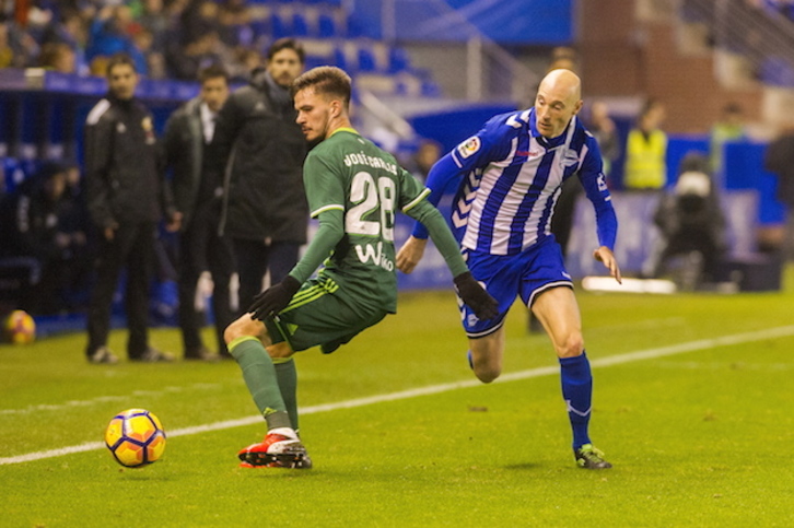 Toquero ha sido protagonista con su asistencia a Dayverson. (Juanan RUIZ / ARGAZKI PRESS)