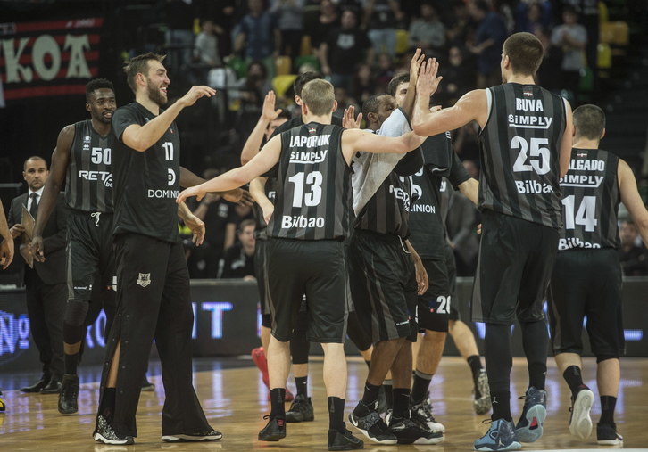 El Bilbao Basket necesita la victoria para meterse en la Copa. (Marisol RAMIREZ / ARGAZKI PRESS)