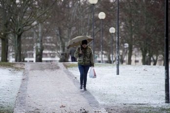 Hotza gailenduko da Euskal Herrian aste guztian zehar. (Iñigo URIZ / ARGAZKI PRESS)