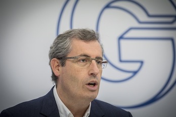 Markel Olano, diputado general de Gipuzkoa. (Gorka RUBIO/ARGAZKI PRESS)