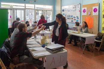 Herri galdeketak ez du parte hartze minimoa lortu. (Juanan RUIZ/ARGAZKI PRESS)