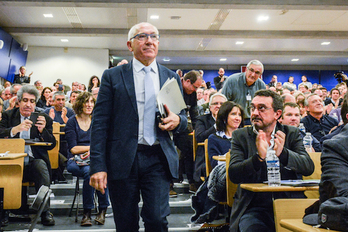 Jean-René Etchegaray ha sido elegido presidente de la Mancomunidad Vasca. (Isabelle MIQUELESTORENA)