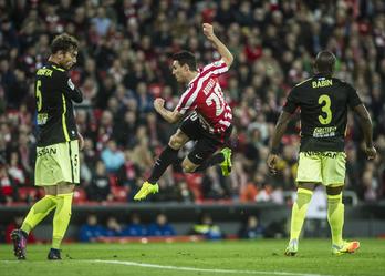 Aduriz ha sido uno de los goleadores del partido. (Marisol RAMÍREZ/ARGAZKI PRESS)