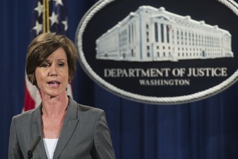 Sally Yates, fiscal general de EEUU cesada por Trump. (Saul LOEB / AFP)