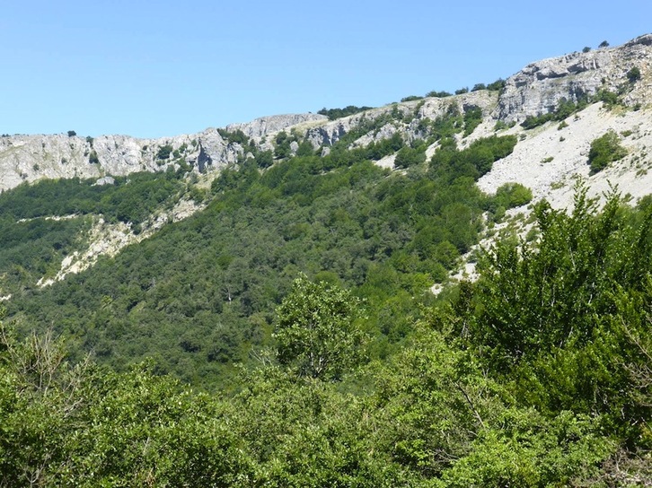 La sierra de Lokiz. (GOBIERNO DE NAFARROA)