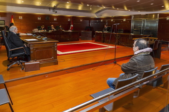 Miguel Acedo, durante el juicio celebrado este miércoles en Gasteiz. (Juanan RUIZ / ARGAZKI PRESS)