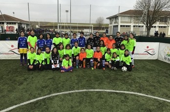 La chicas también disputarán un torneo interescolar en Tajonar. (OSASUNA)