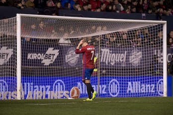 Osasuna deberá superar sus pánicos si quiere permanecer en Primera. (Iñigo URIZ/ARGAZKI PRESS)