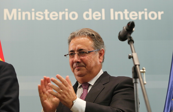 Juan Ignacio Zoido, Barne ministro espainola. (J.DANAE/FOKU)