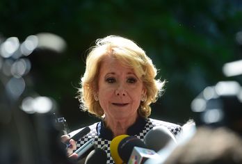 Esperanza Aguirre, en una imagen de 2015. (Jean Philippe MARCOU/AFP)