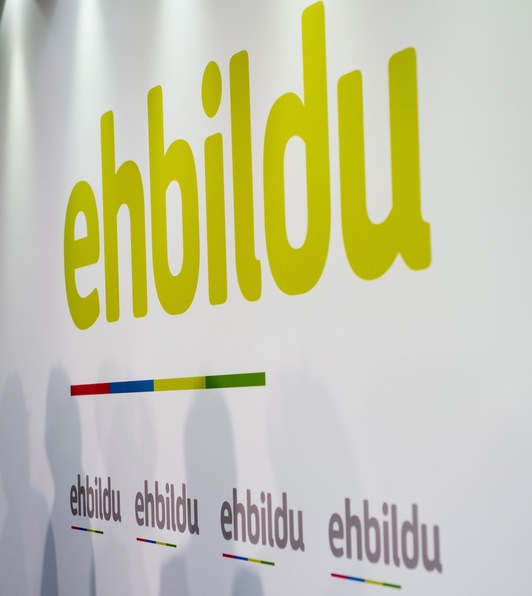 Logotipo de EH Bildu. (Juan Carlos RUIZ/ARGAZKI PRESS)