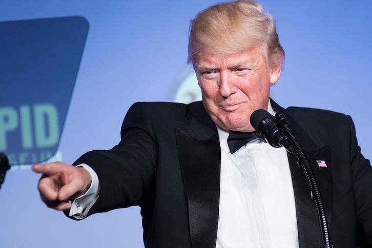 Donald Trump, presidente de EEUU. (Brendan SMIALOWSKI/AFP)