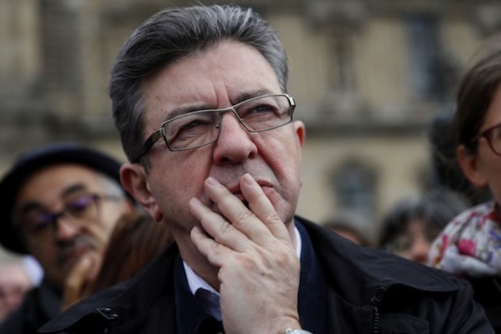 Jean-Luc Mélenchon fue candidato presidencial por La Francia Insumisa. (Thomas SAMSON/AFP)