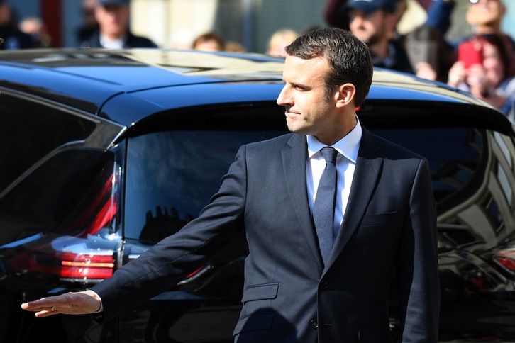 Emmanuel Macron, nuevo presidente francés. (Damien MEYER/ARGAZKI PRESS)